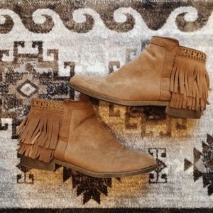 Target (Mossimo) Fringe Studded Booties
